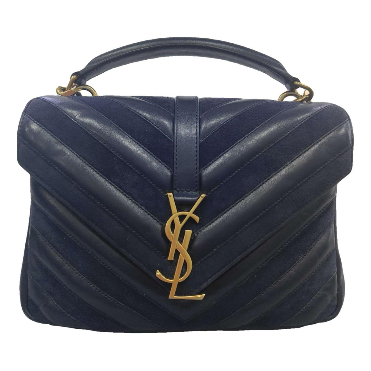 Collége monogramme leather crossbody bag