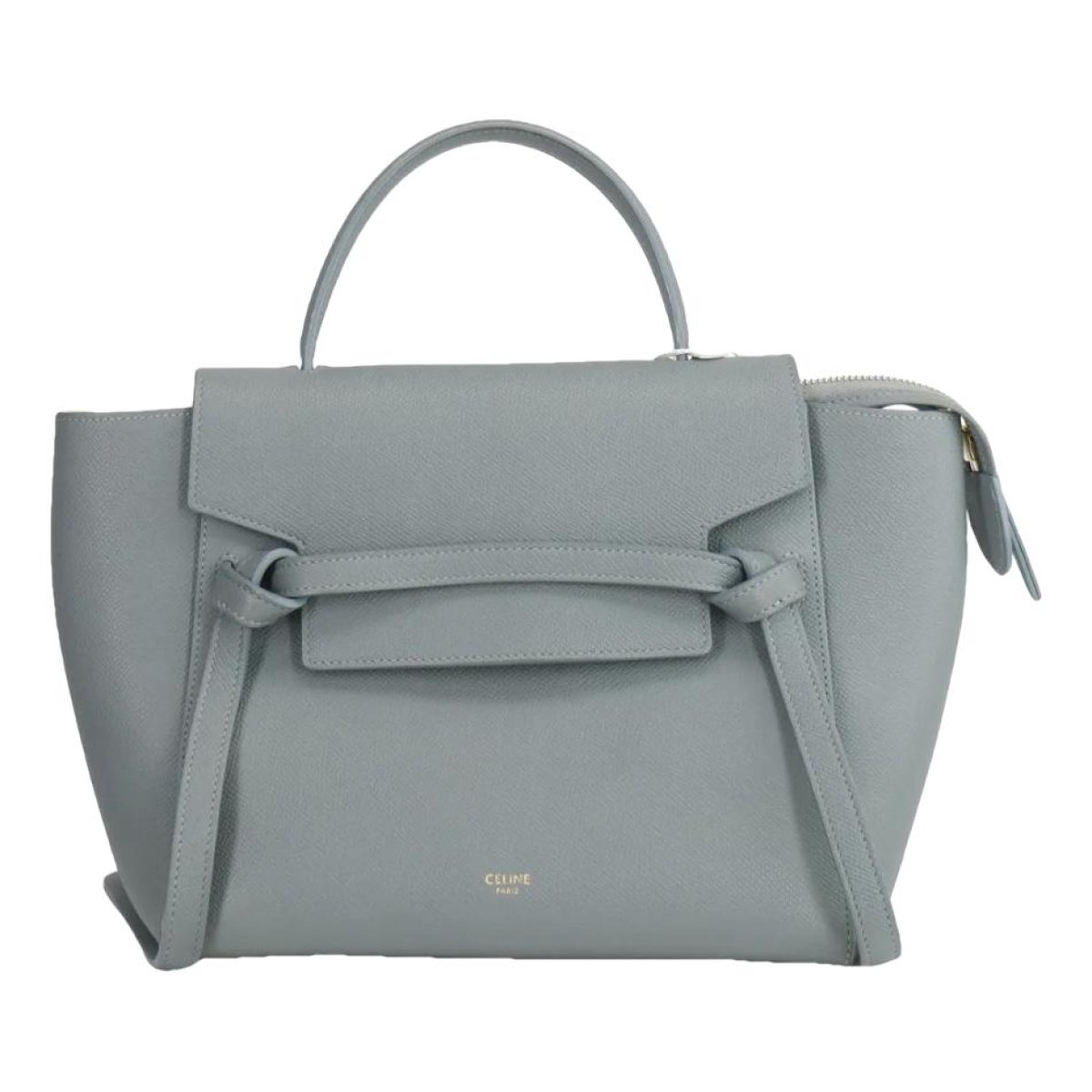 Belt leather handbag