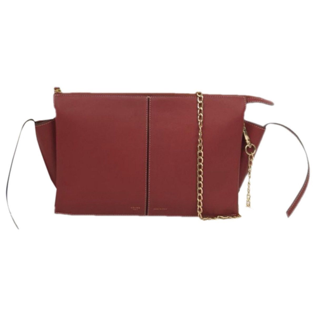 Tri-Fold leather tote