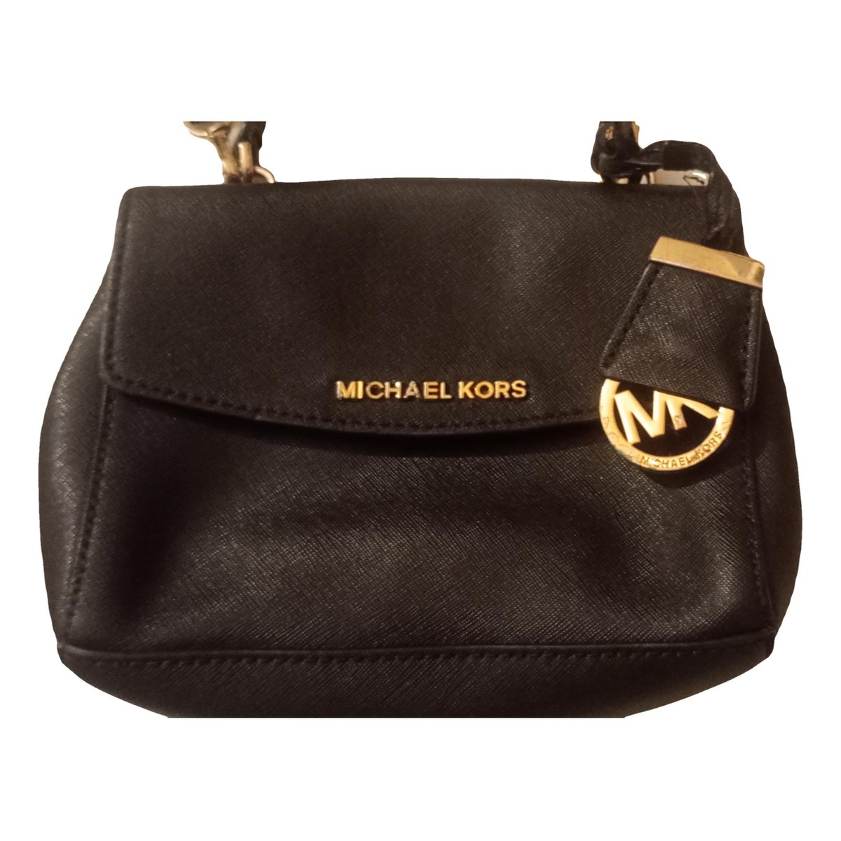 Ava leather clutch bag