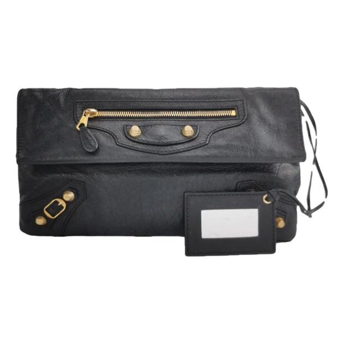 Classic Metalic leather handbag
