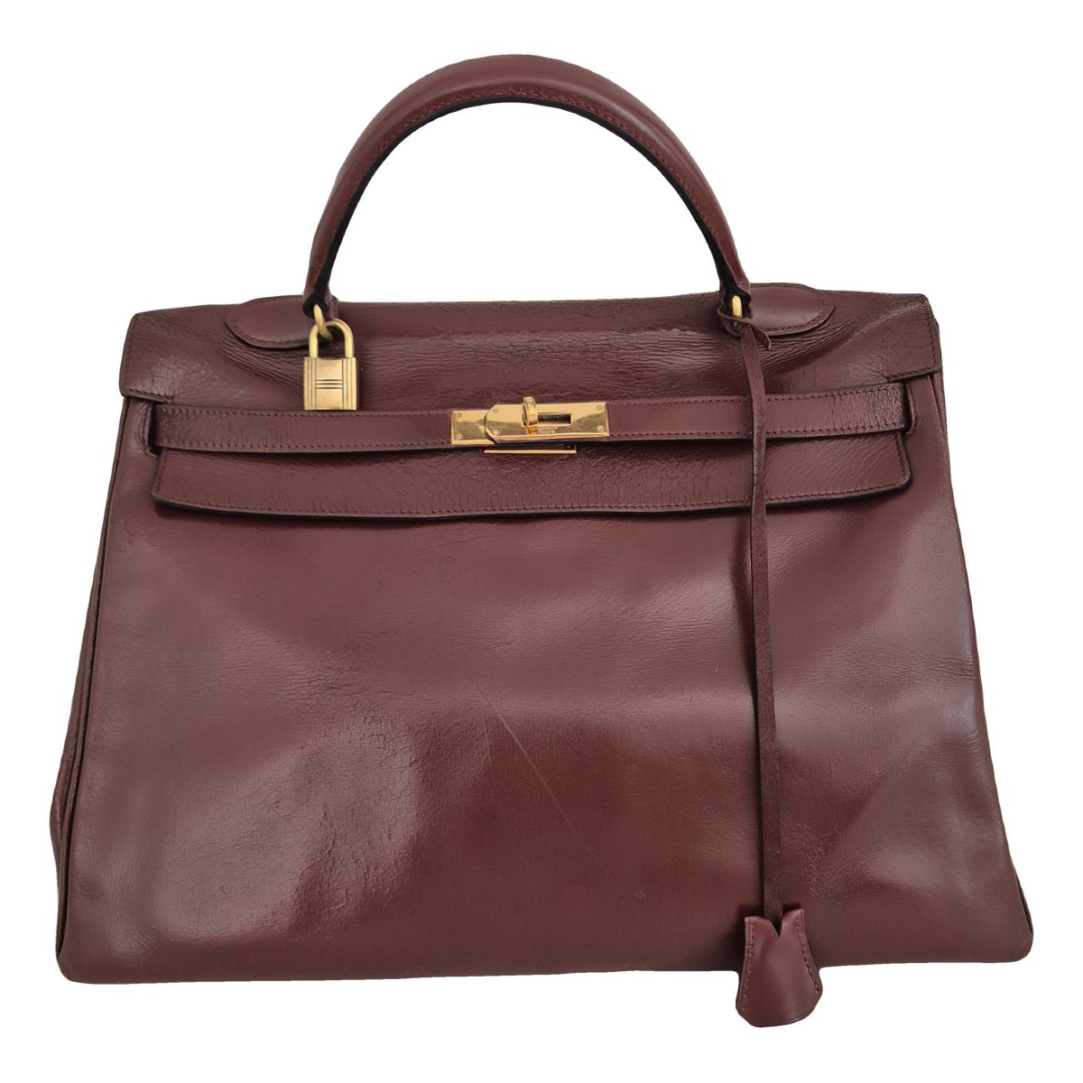 Kelly 35 leather handbag