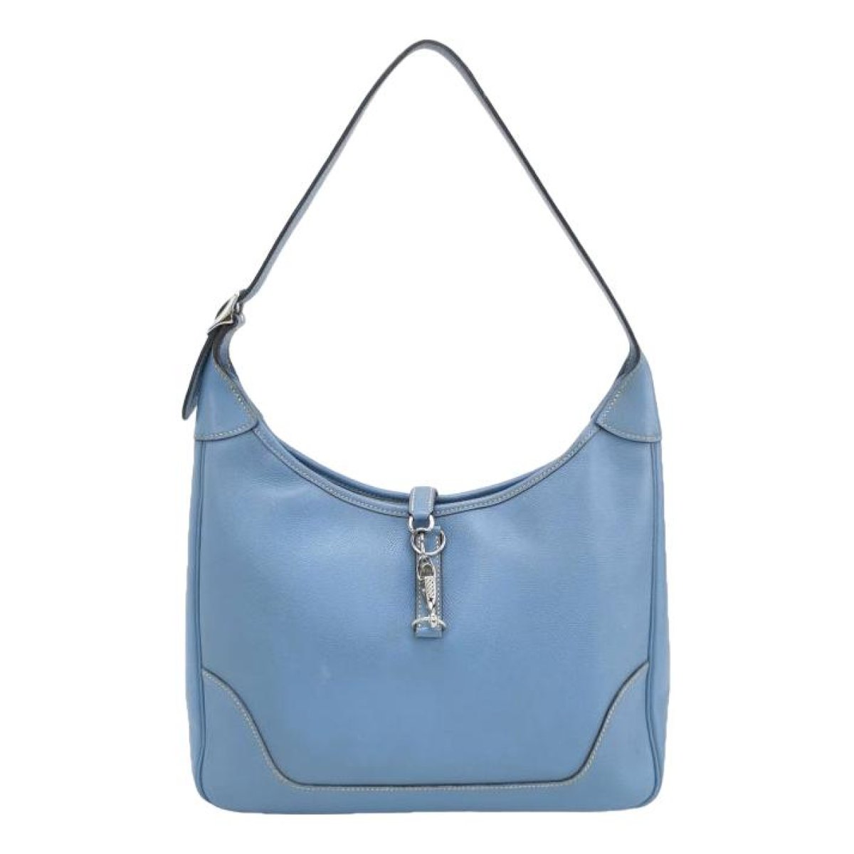 Trim leather handbag
