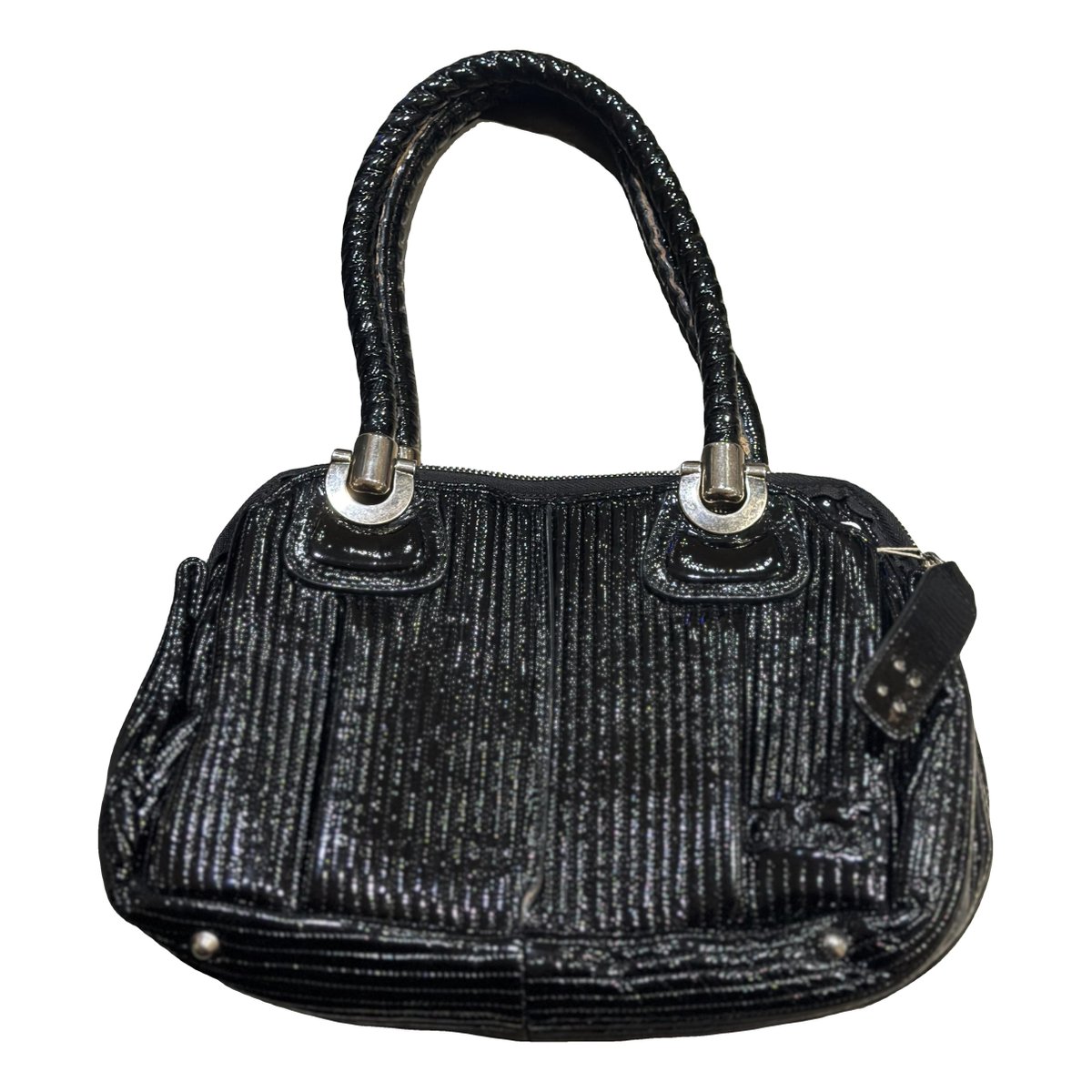 Héloise patent leather handbag