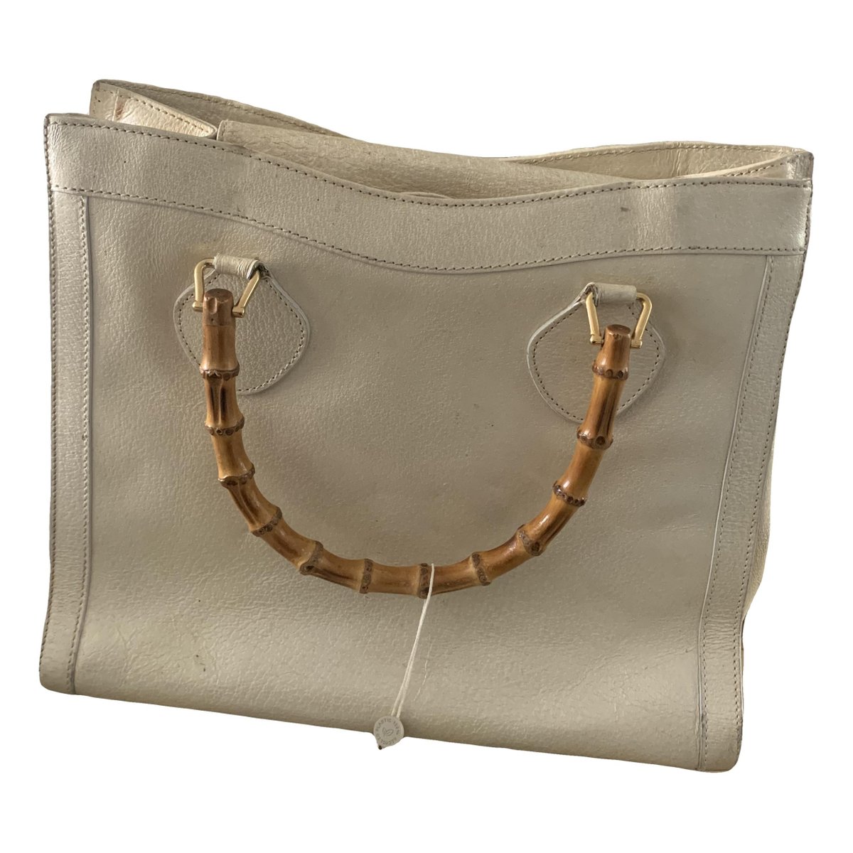 Diana Bamboo leather handbag
