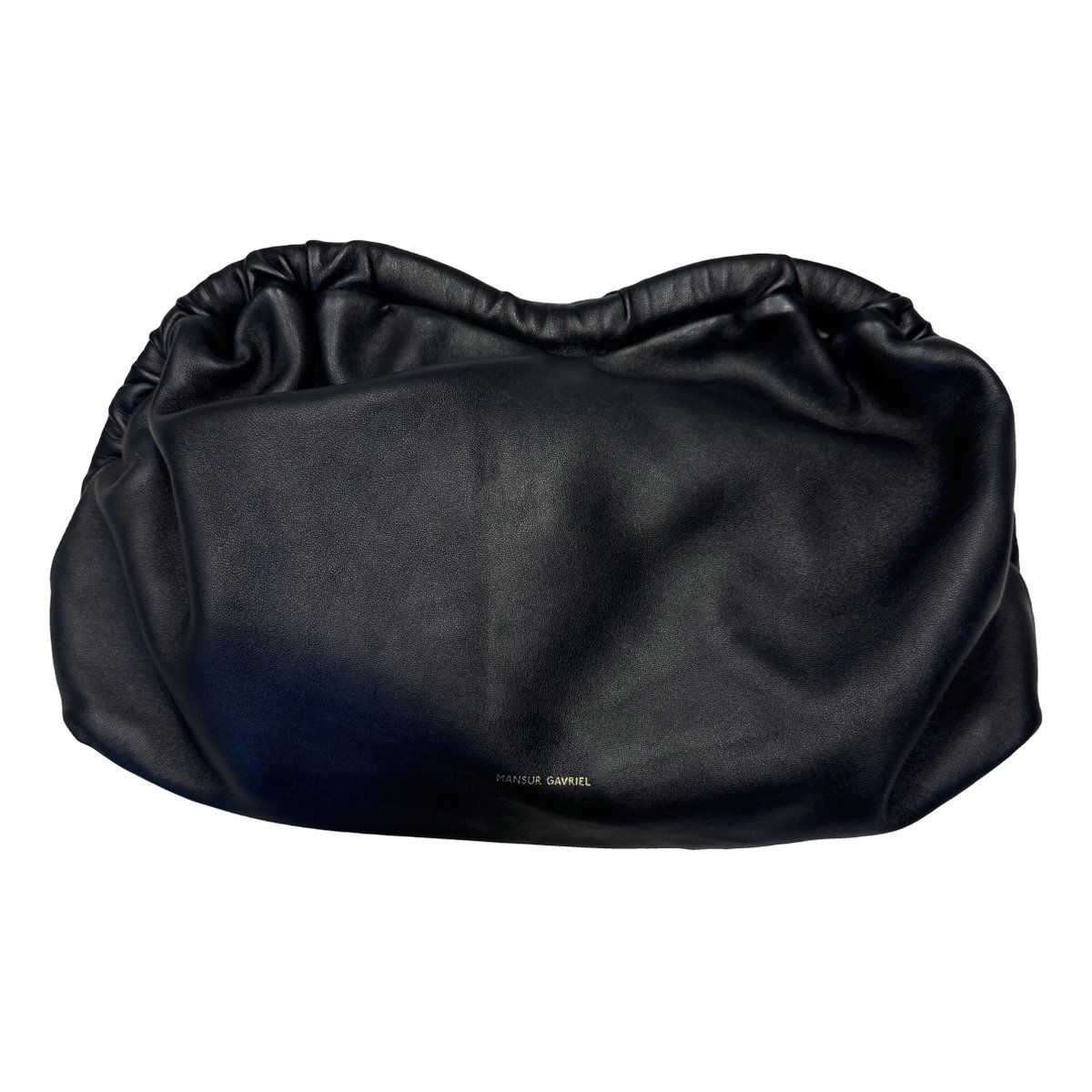 Cloud leather clutch bag