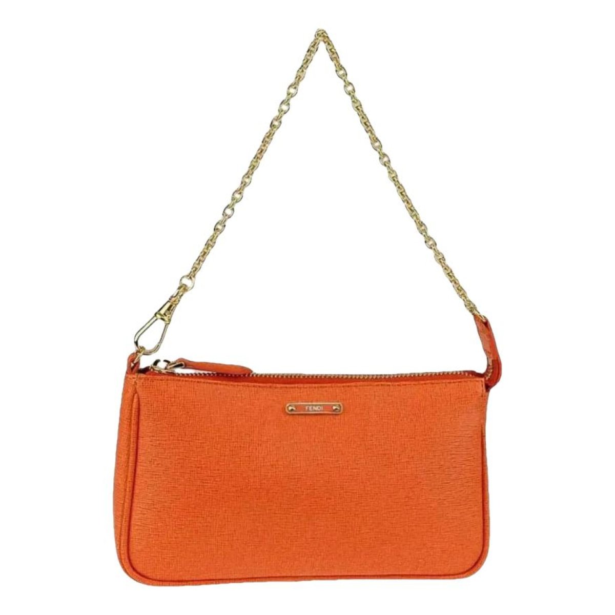 Baguette leather handbag