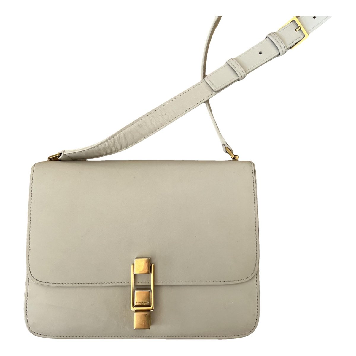 Carré leather crossbody bag