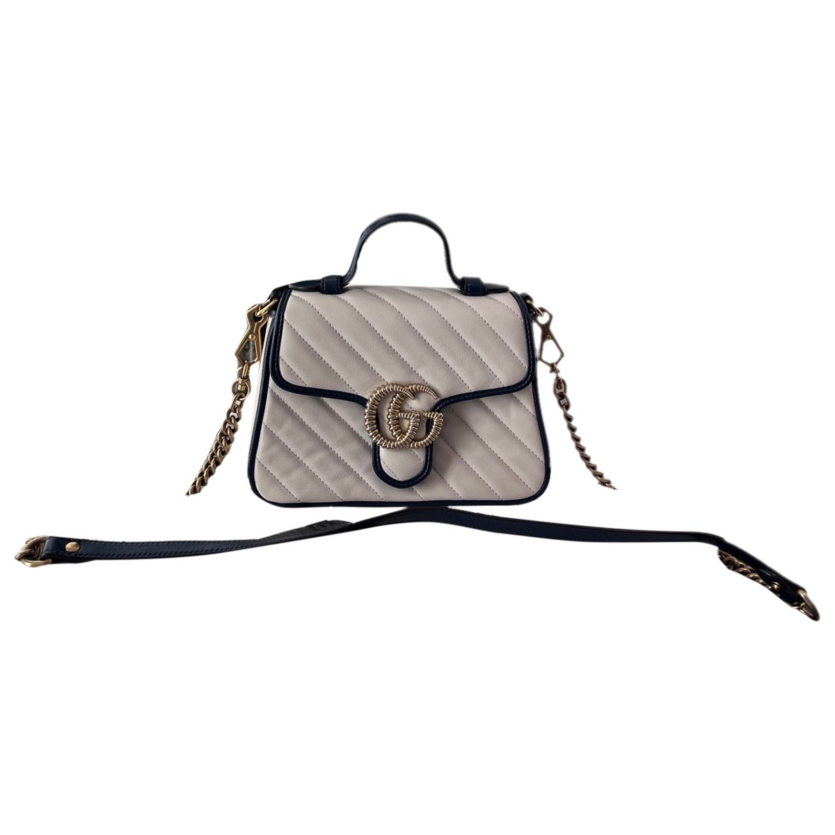 GG Marmont Flap leather handbag