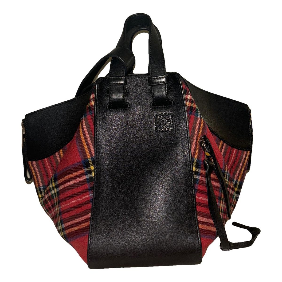 Hammock leather handbag