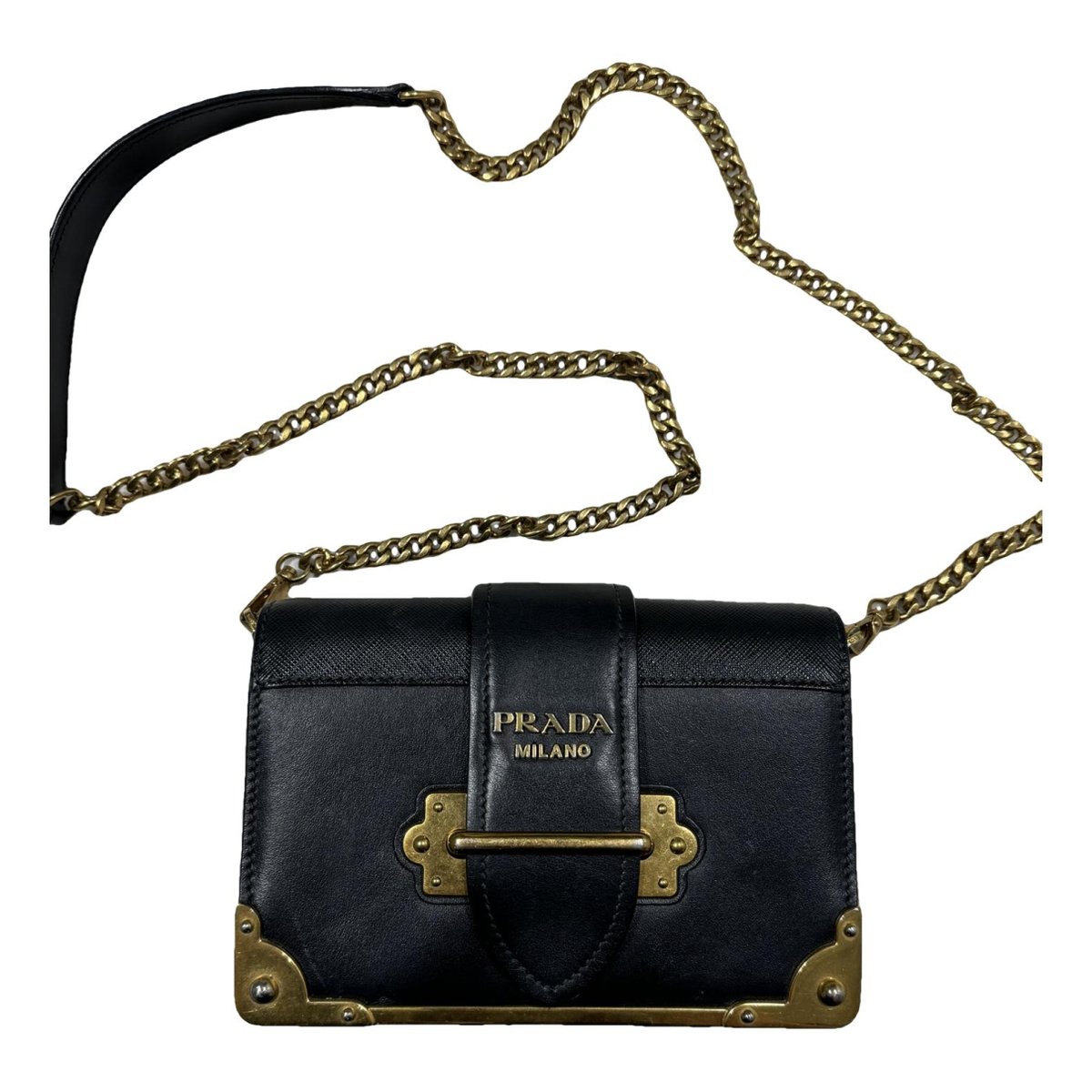 Cahier Chain leather crossbody bag