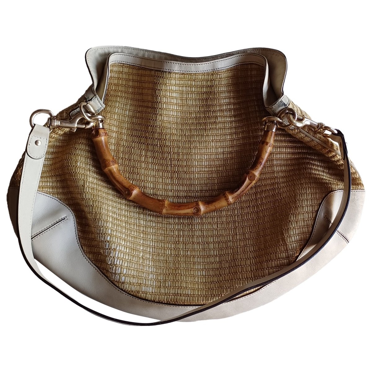 Bamboo Ring leather crossbody bag