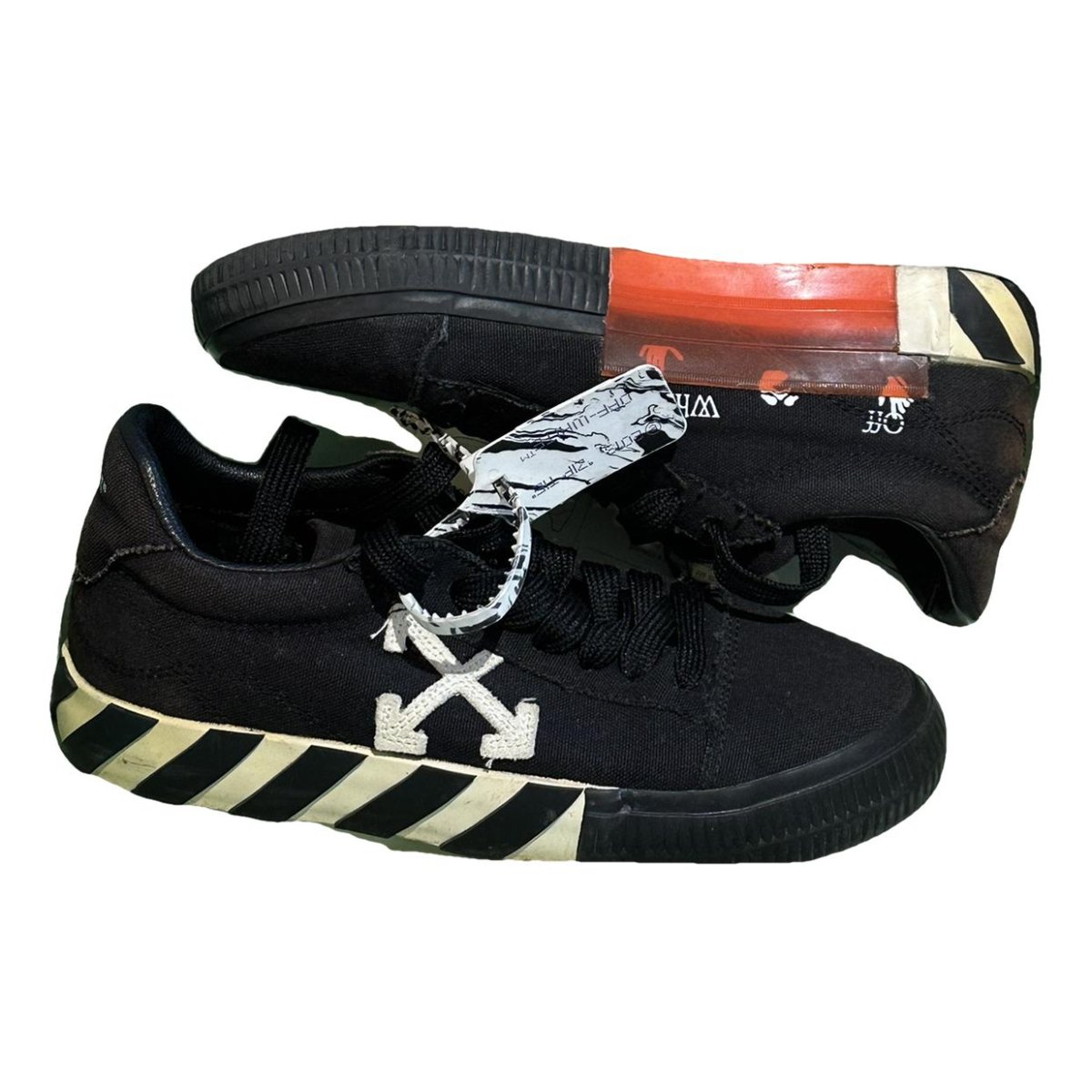 Vulc leather trainers