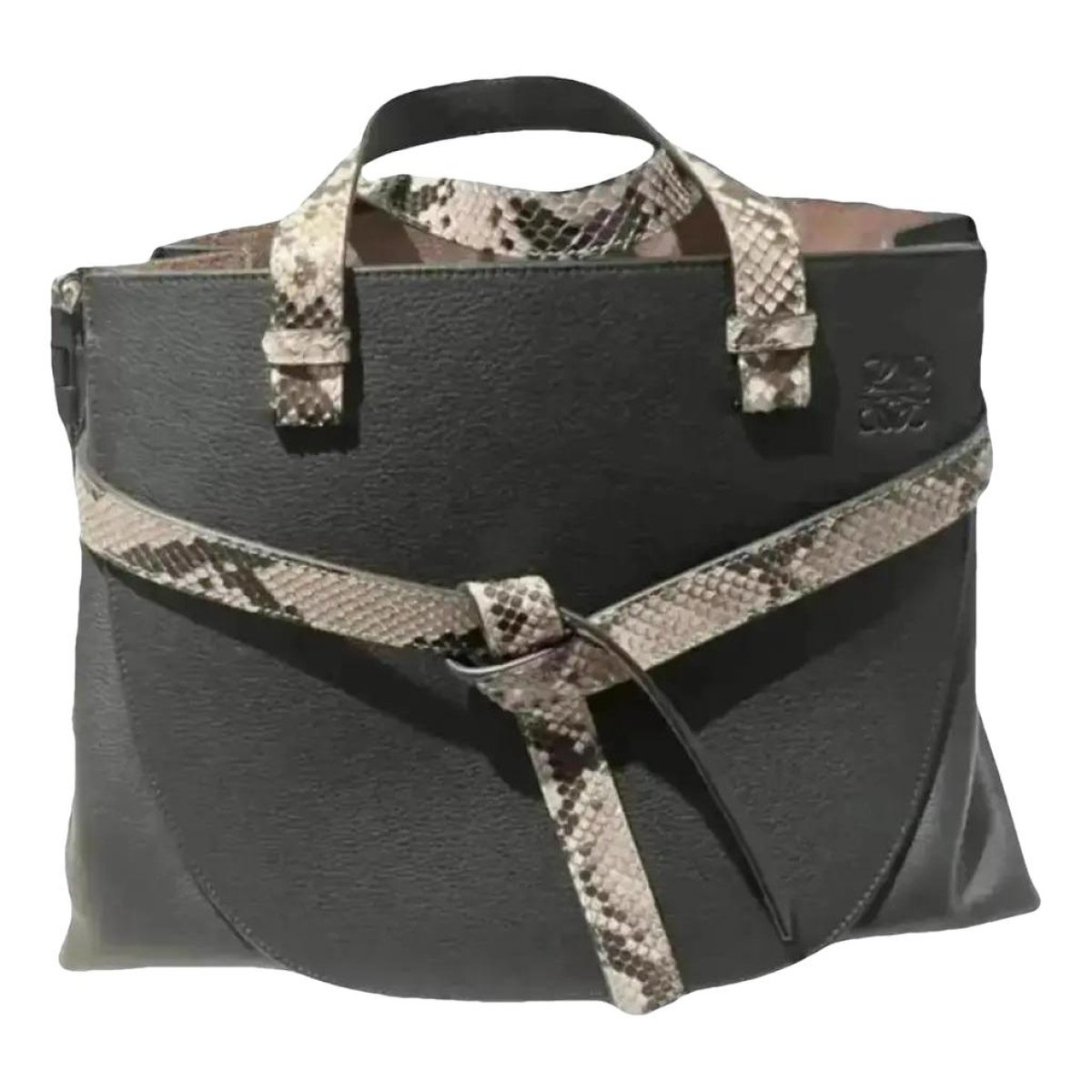 Gate Top Handle leather handbag