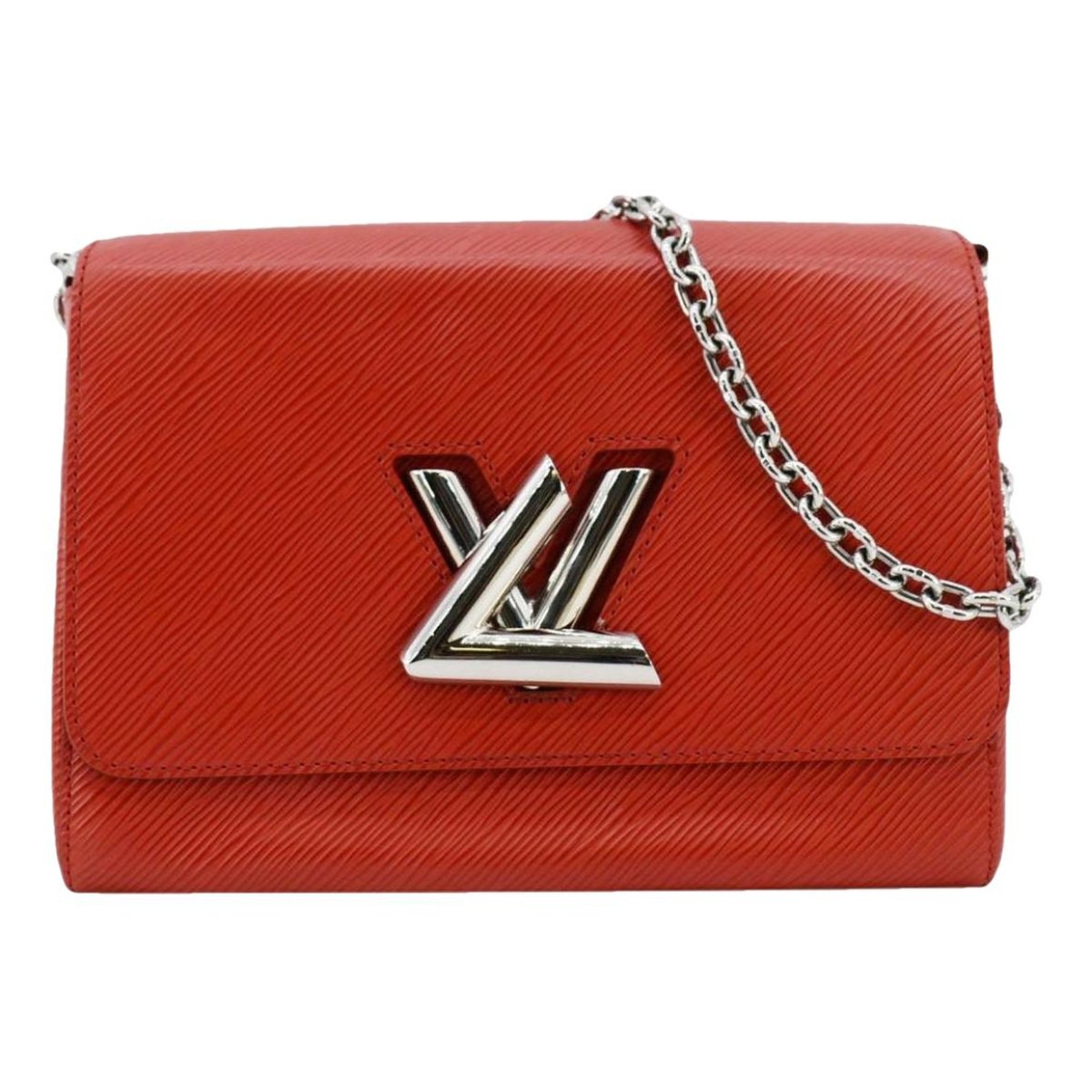 Twist leather handbag