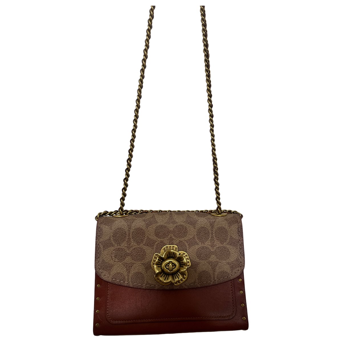 Parker patent leather handbag