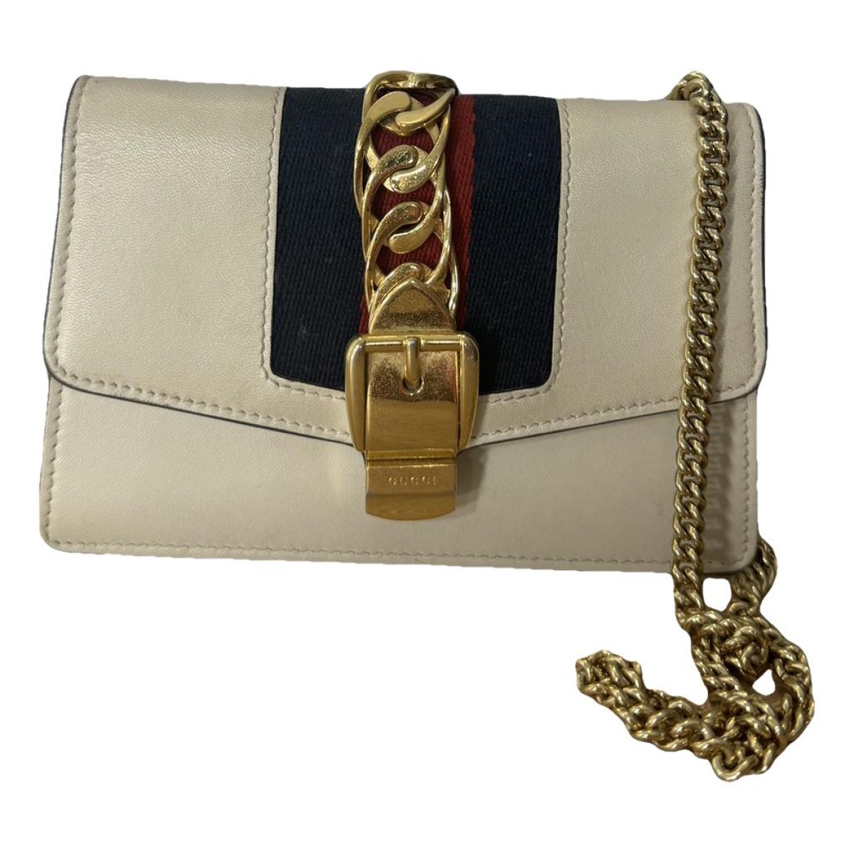 Sylvie Flap Chain leather crossbody bag