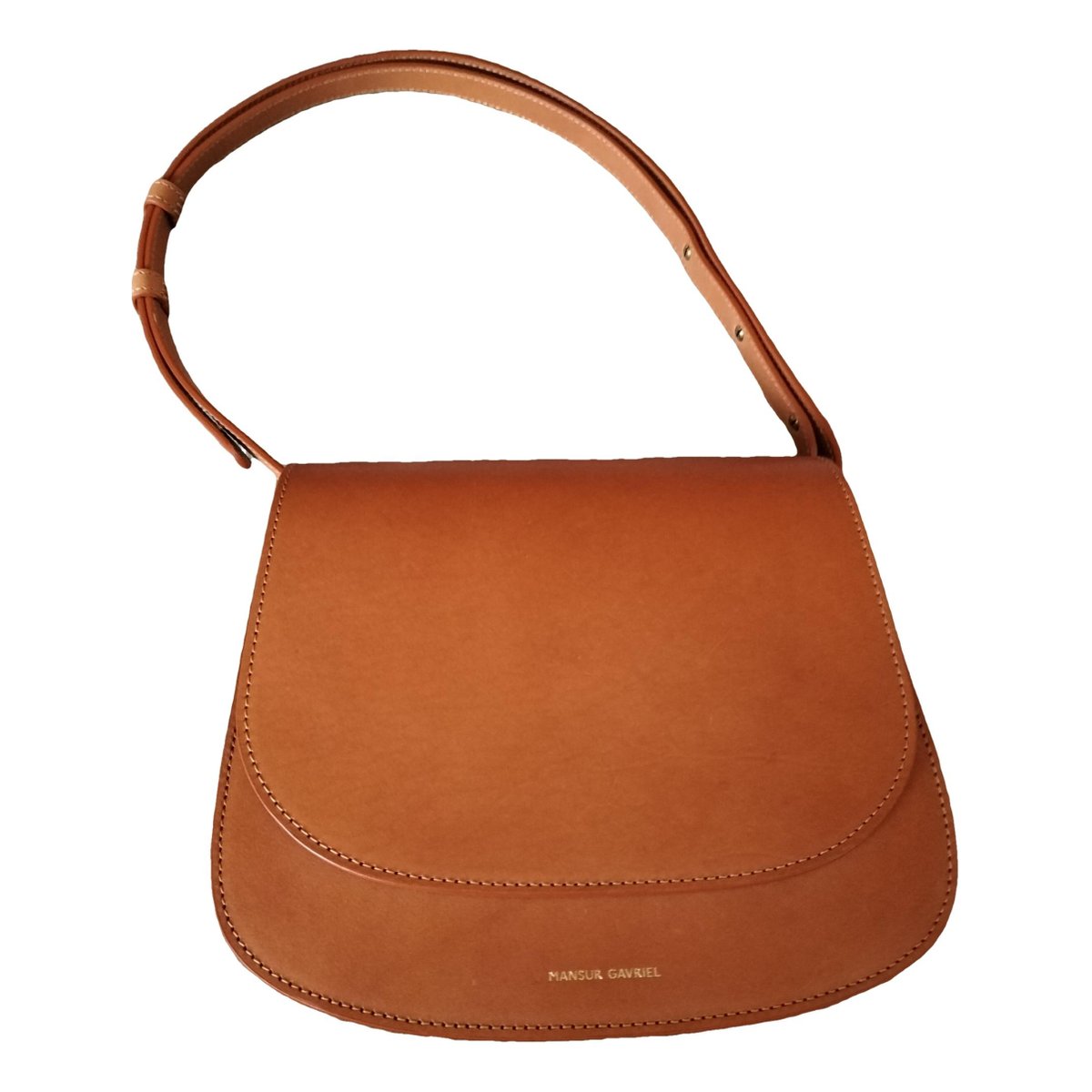 Envelope leather handbag