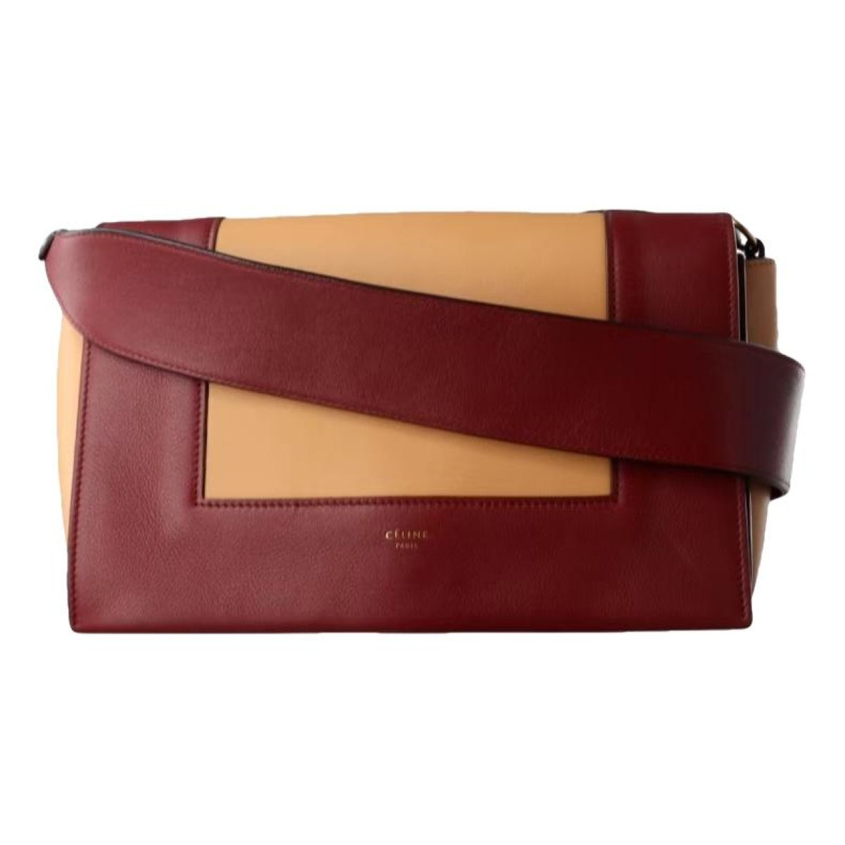 Frame leather crossbody bag