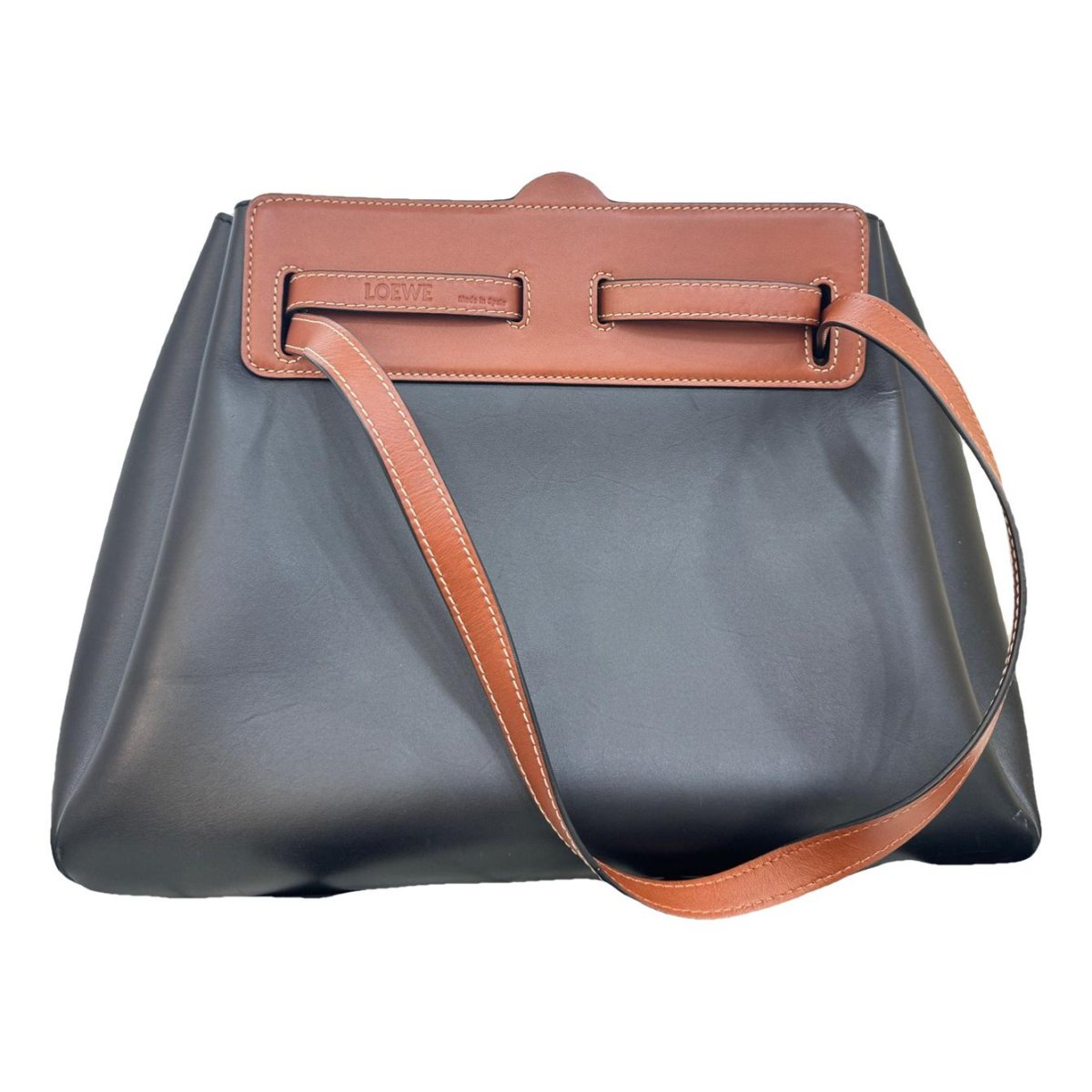 Lazo leather handbag
