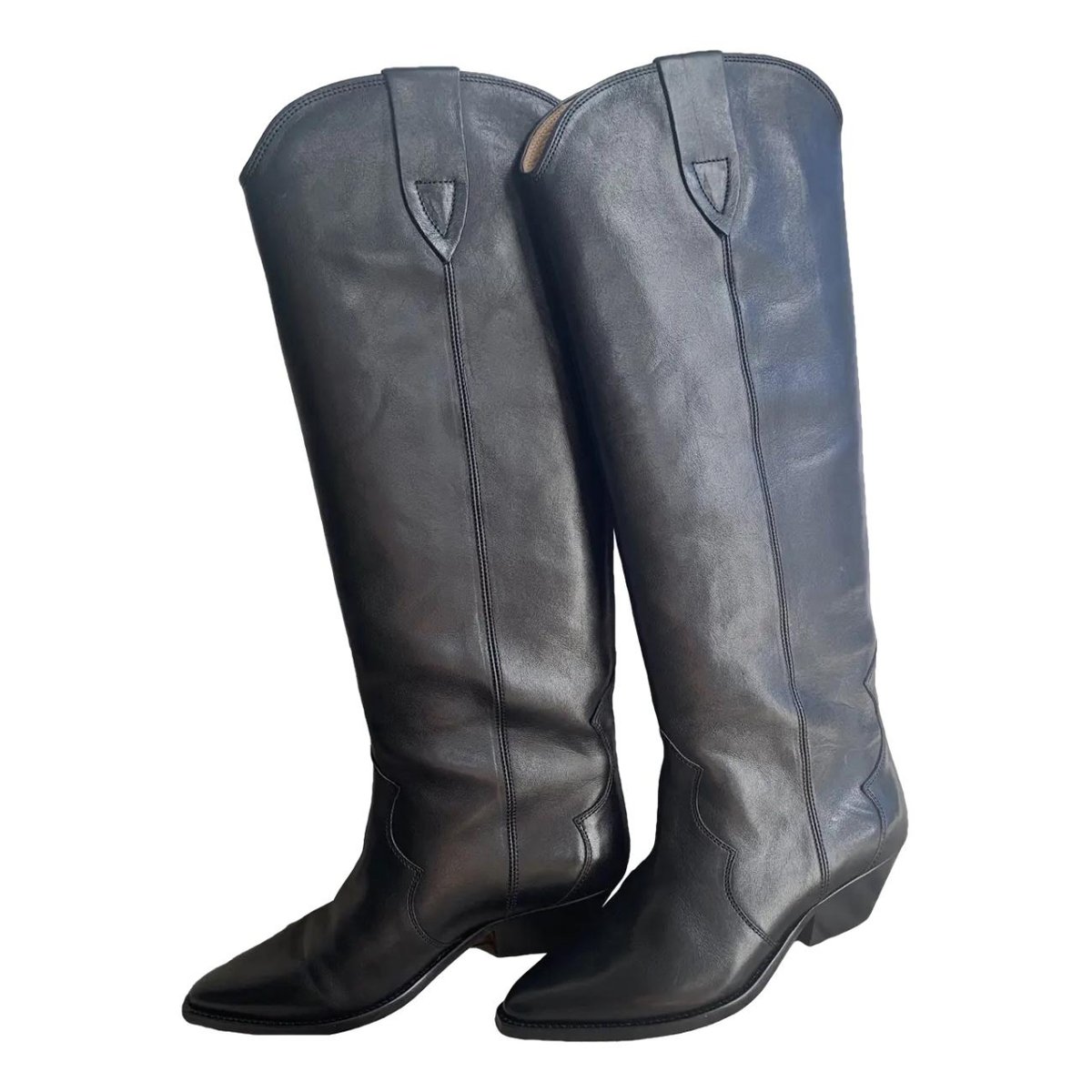 Duoni leather western boots