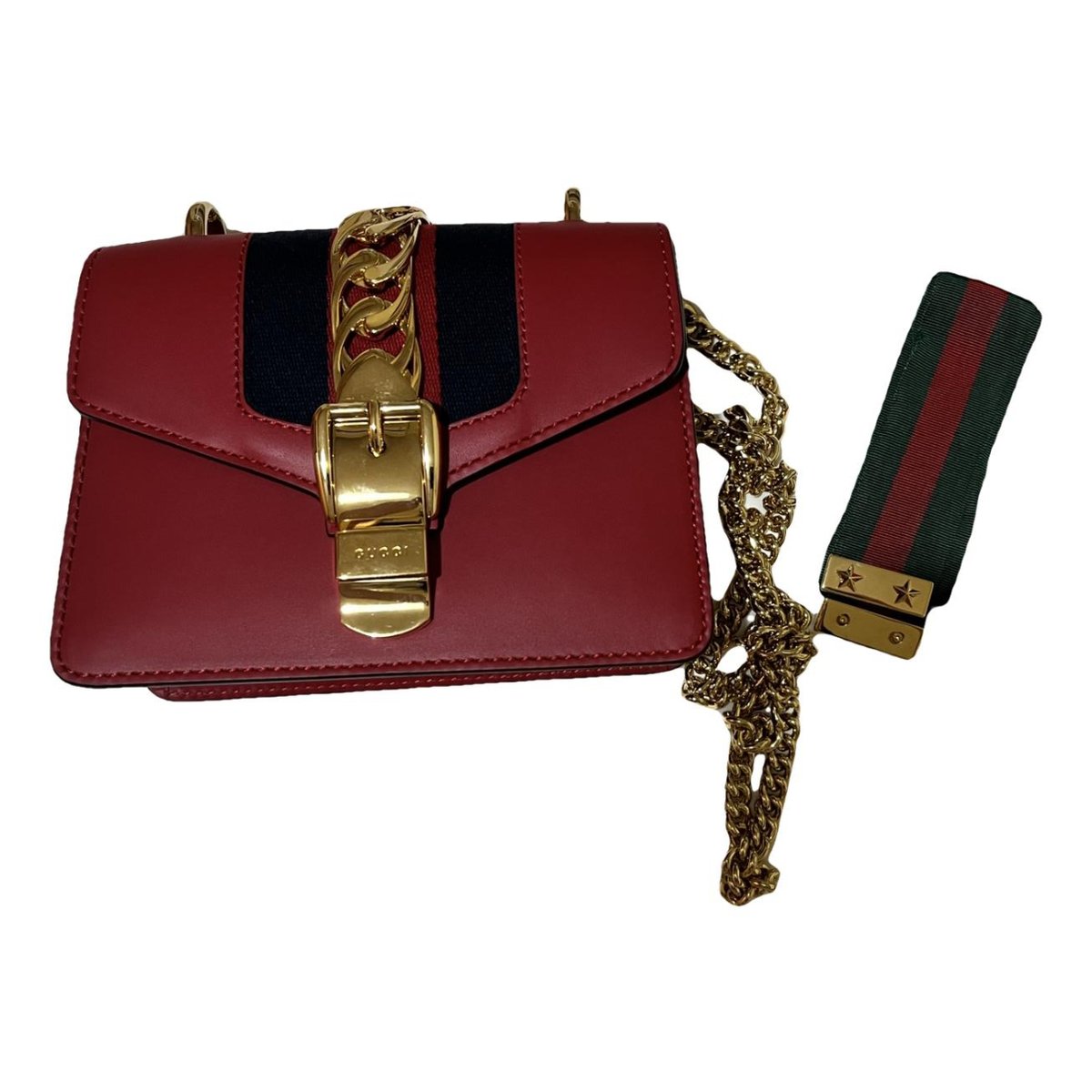 Sylvie Flap Chain leather crossbody bag