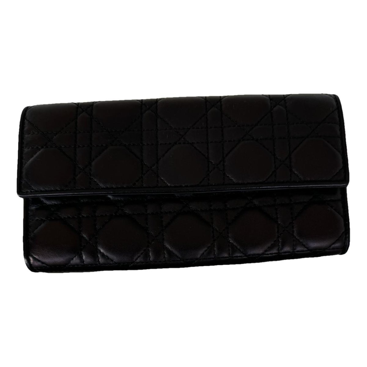 Lady Dior Wallet On Chain leather crossbody bag