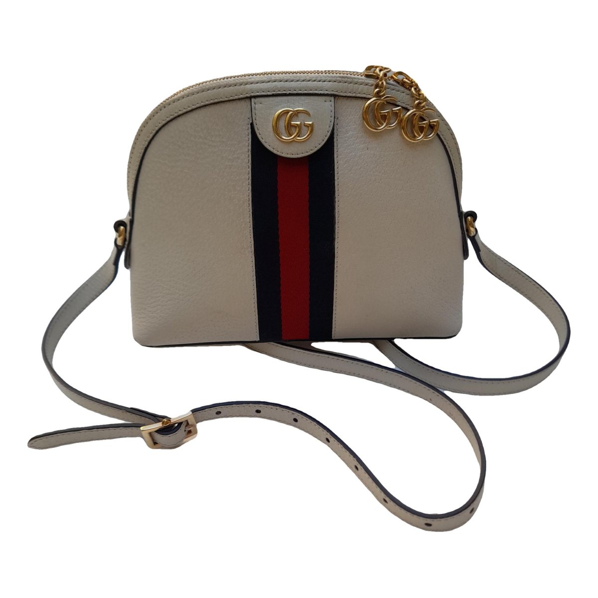 Ophidia Dome leather handbag
