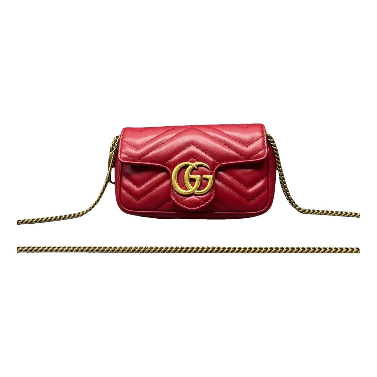 GG Marmont Flap leather crossbody bag