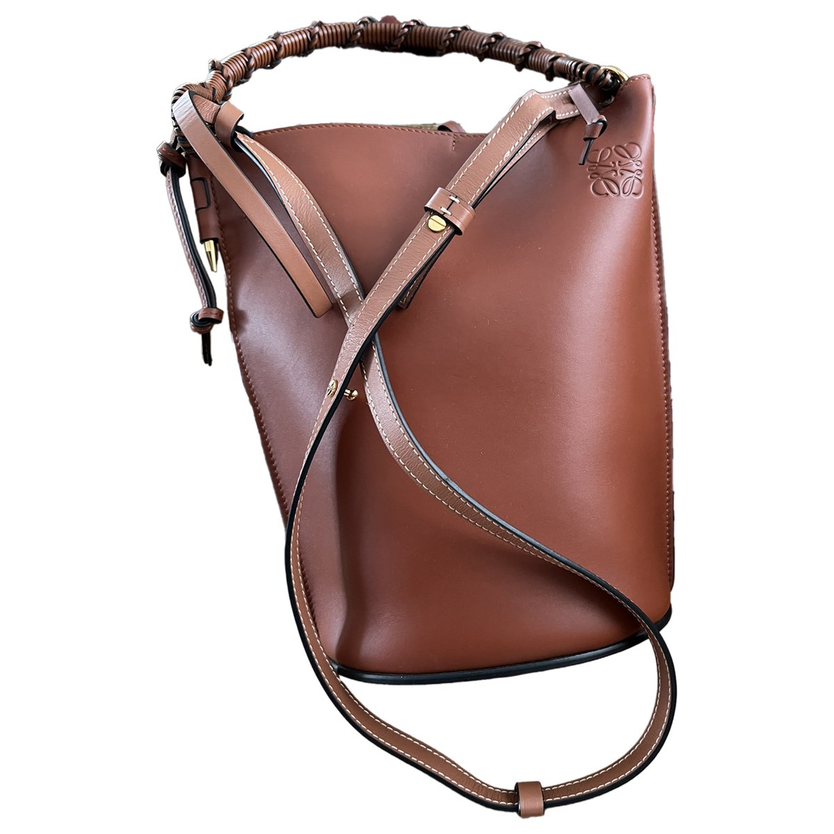 Gate Bucket leather handbag