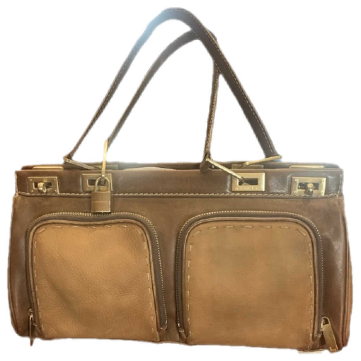 Balancel leather handbag