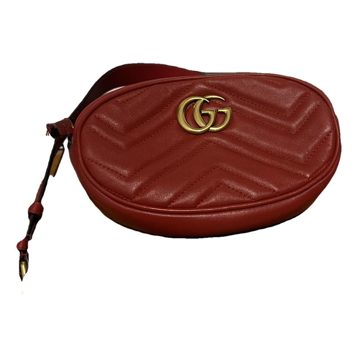 GG Marmont Oval leather handbag