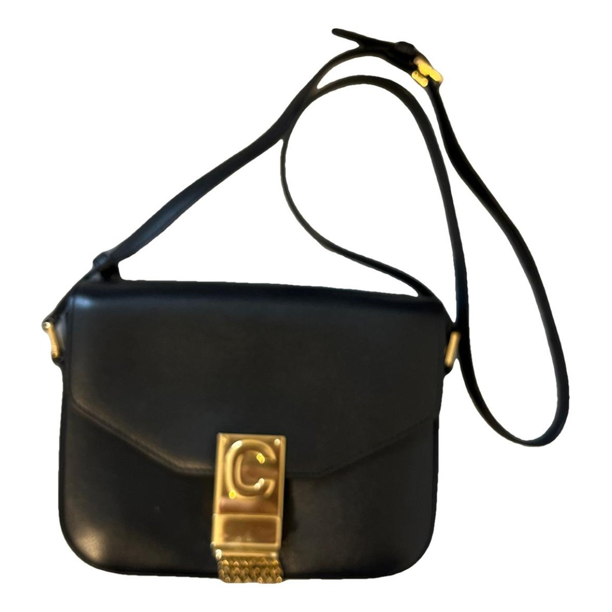 C bag leather crossbody bag