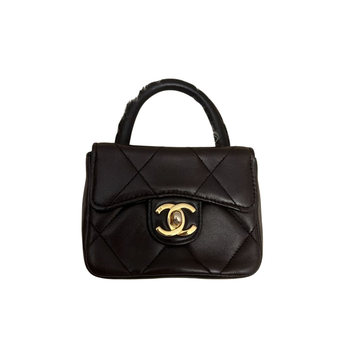 Mini Shopping leather handbag