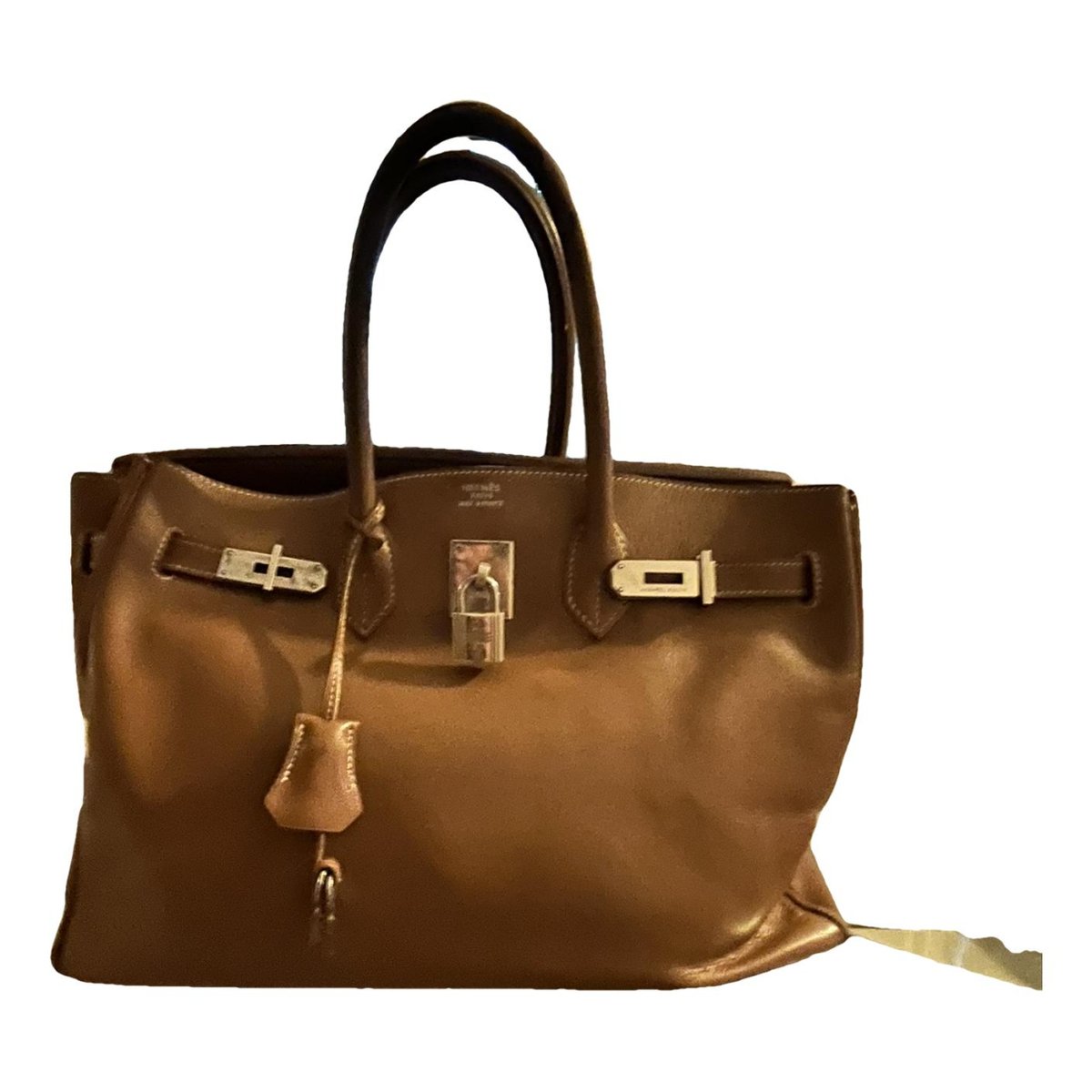 Birkin 25 leather handbag
