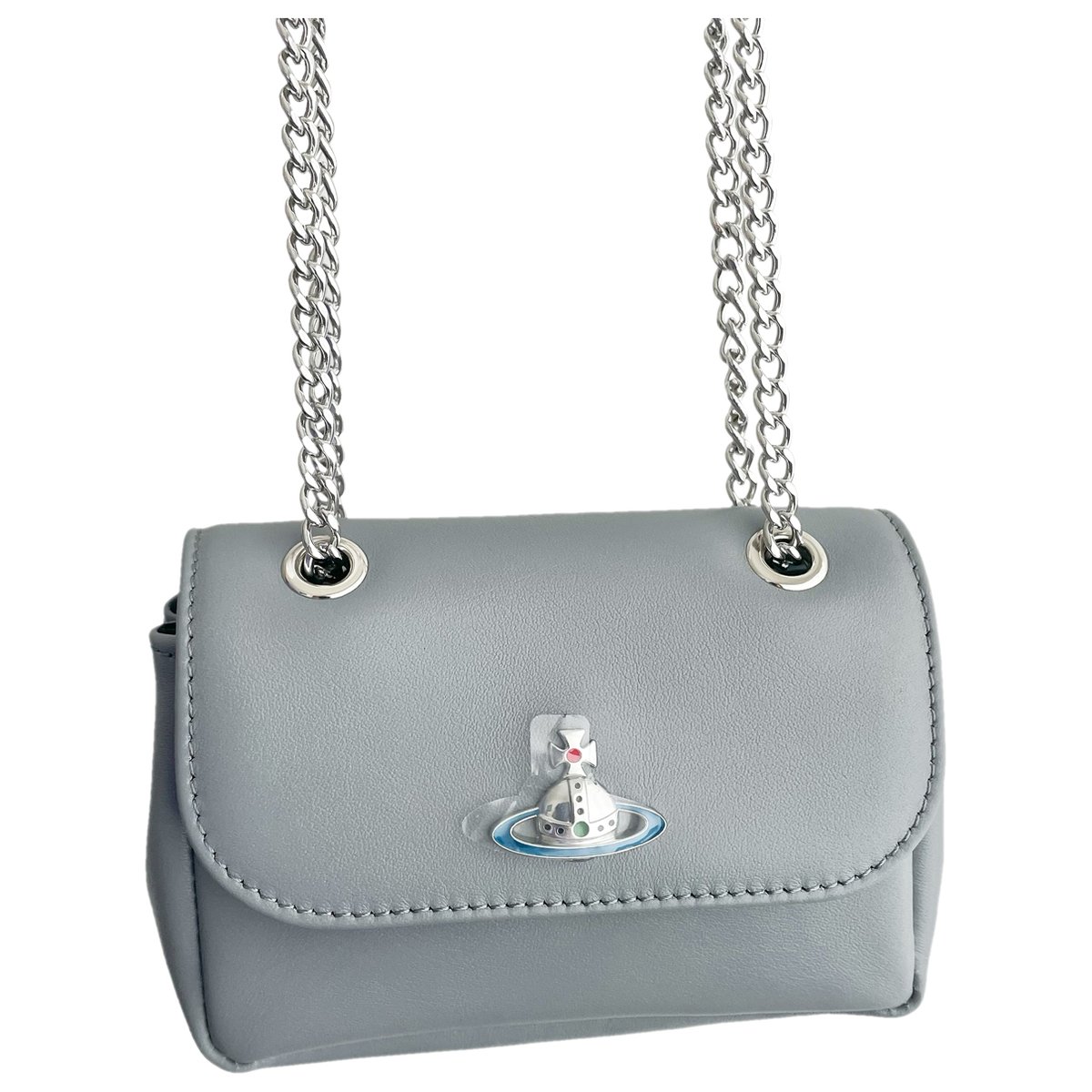 Derby leather crossbody bag