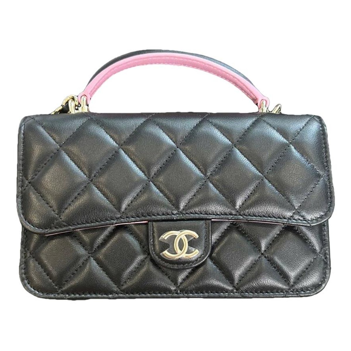 Mini Shopping leather handbag