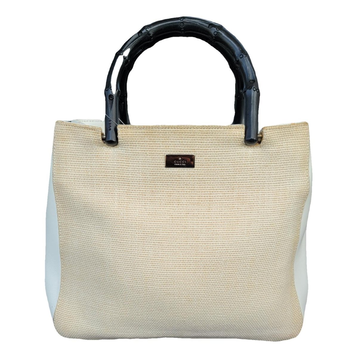 Vintage Bamboo cloth tote