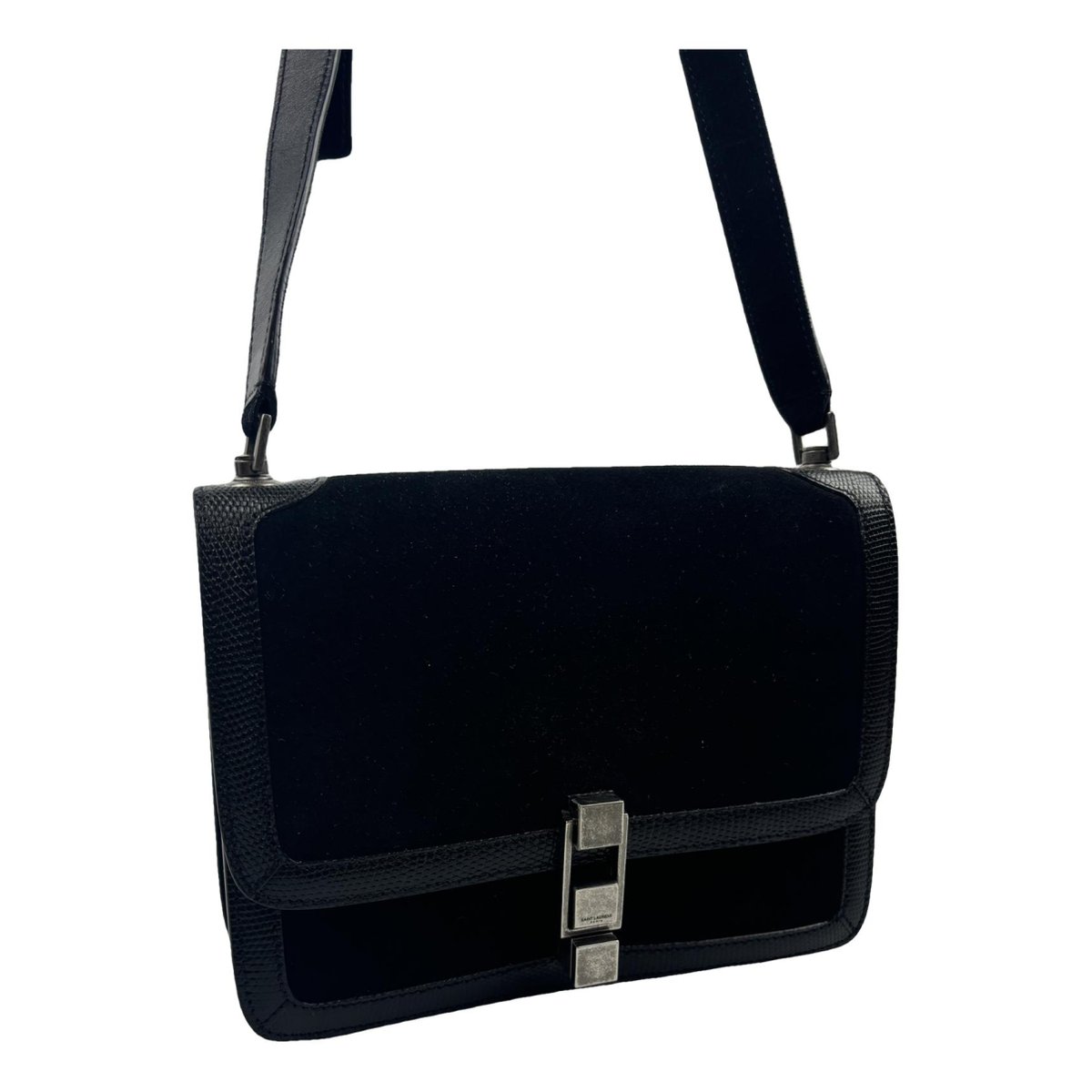 Carré leather crossbody bag