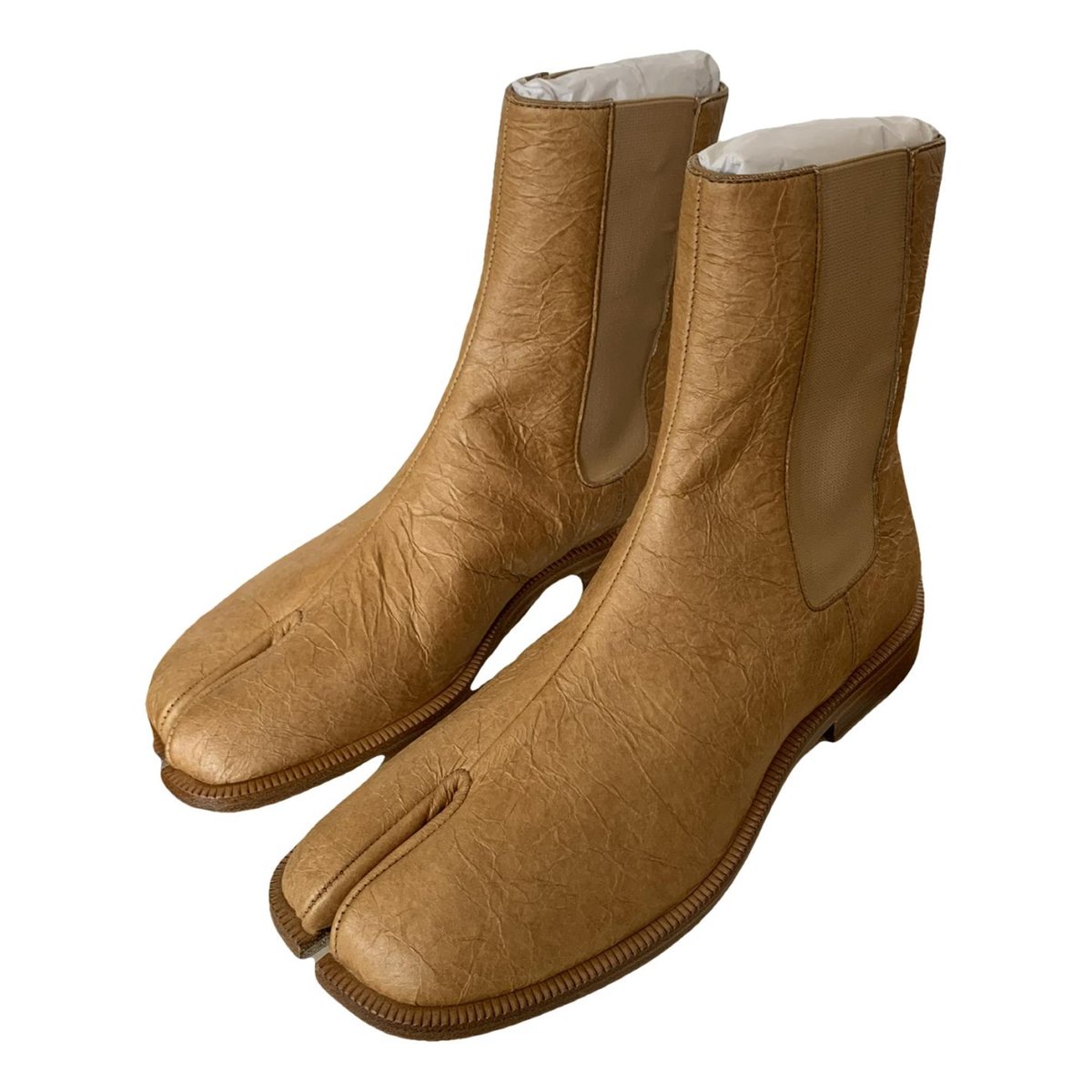 Tabi leather ankle boots