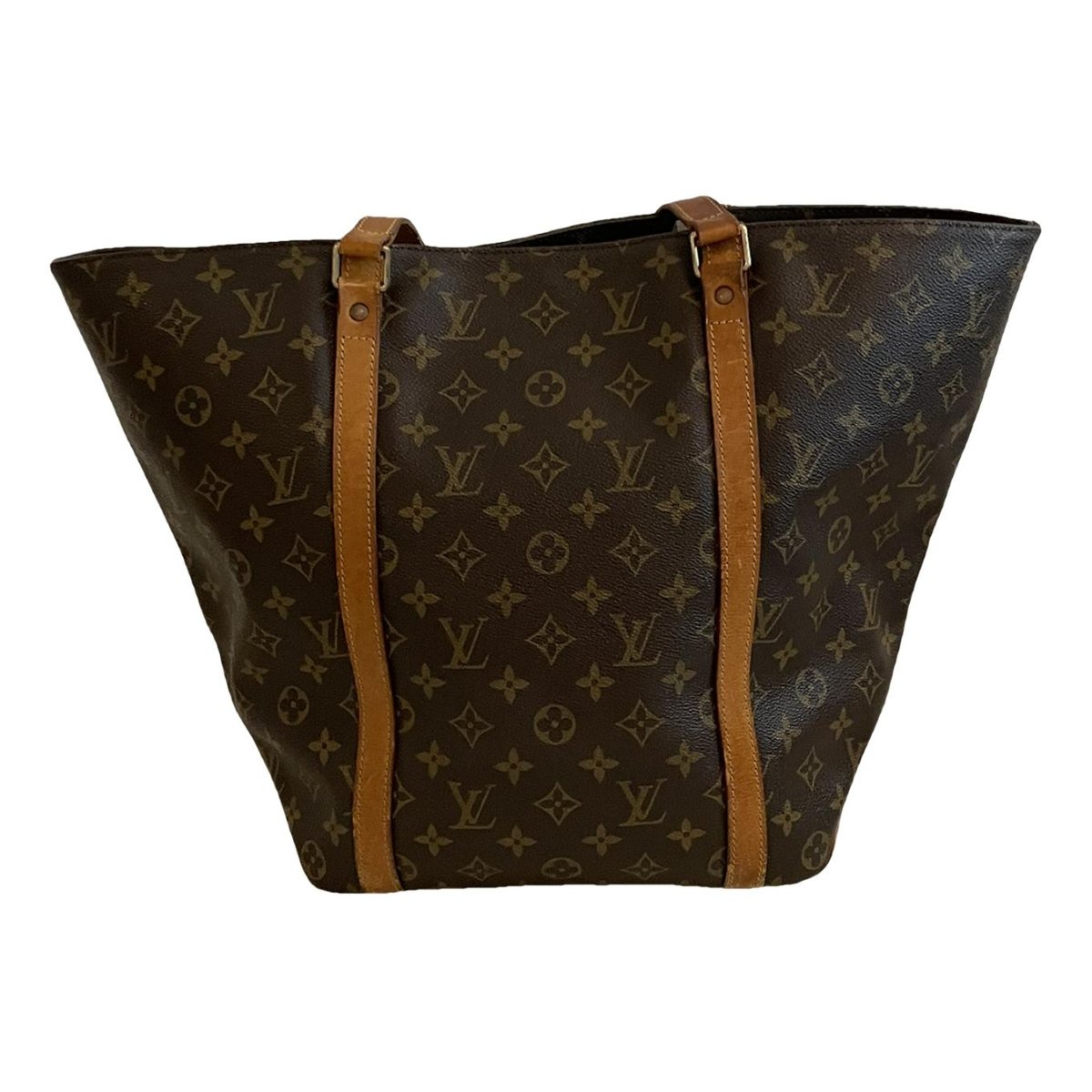 Shopping leather tote