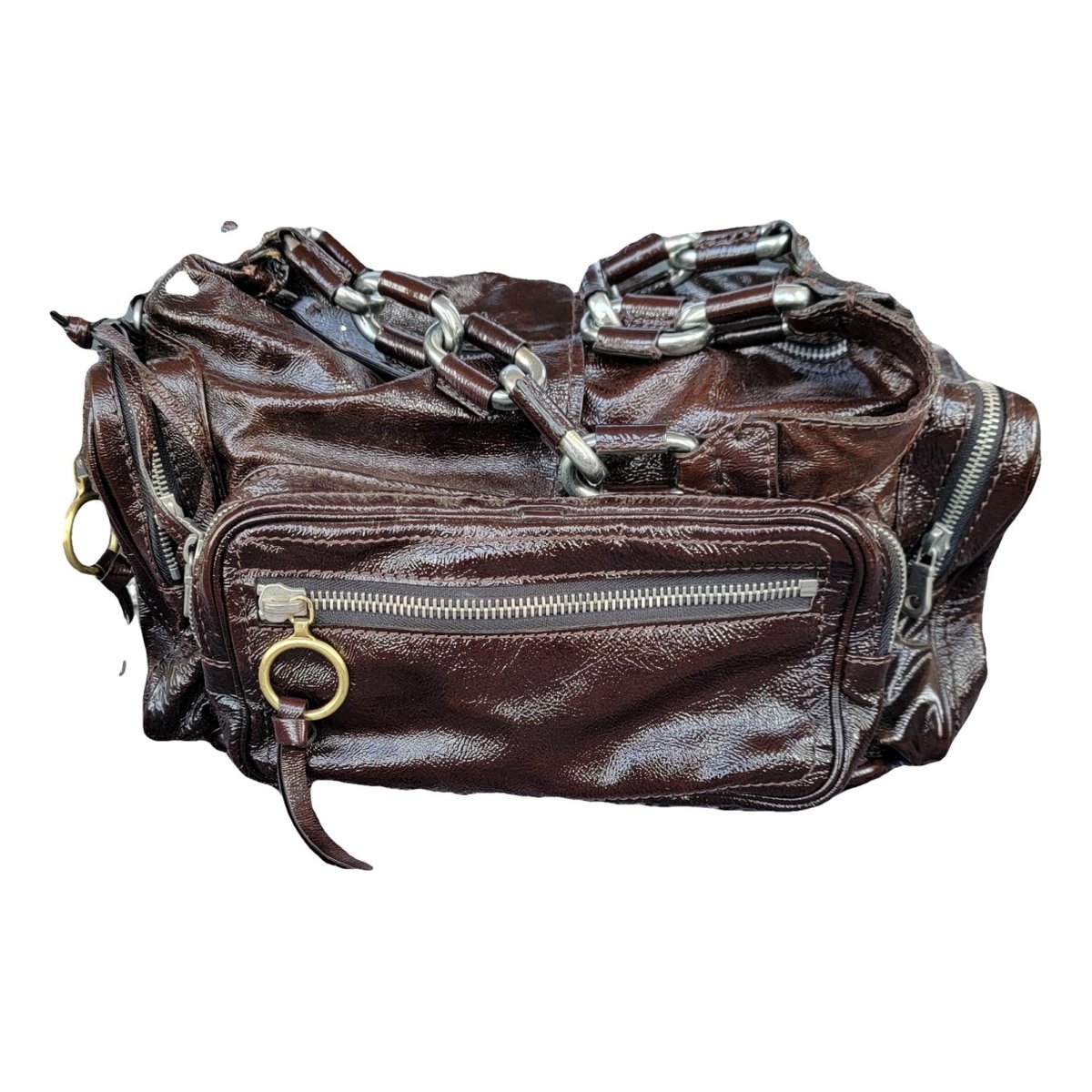 Paddington patent leather handbag