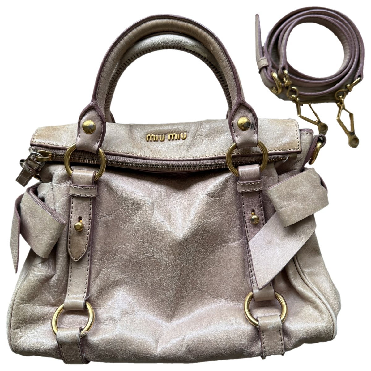 Vitello leather handbag