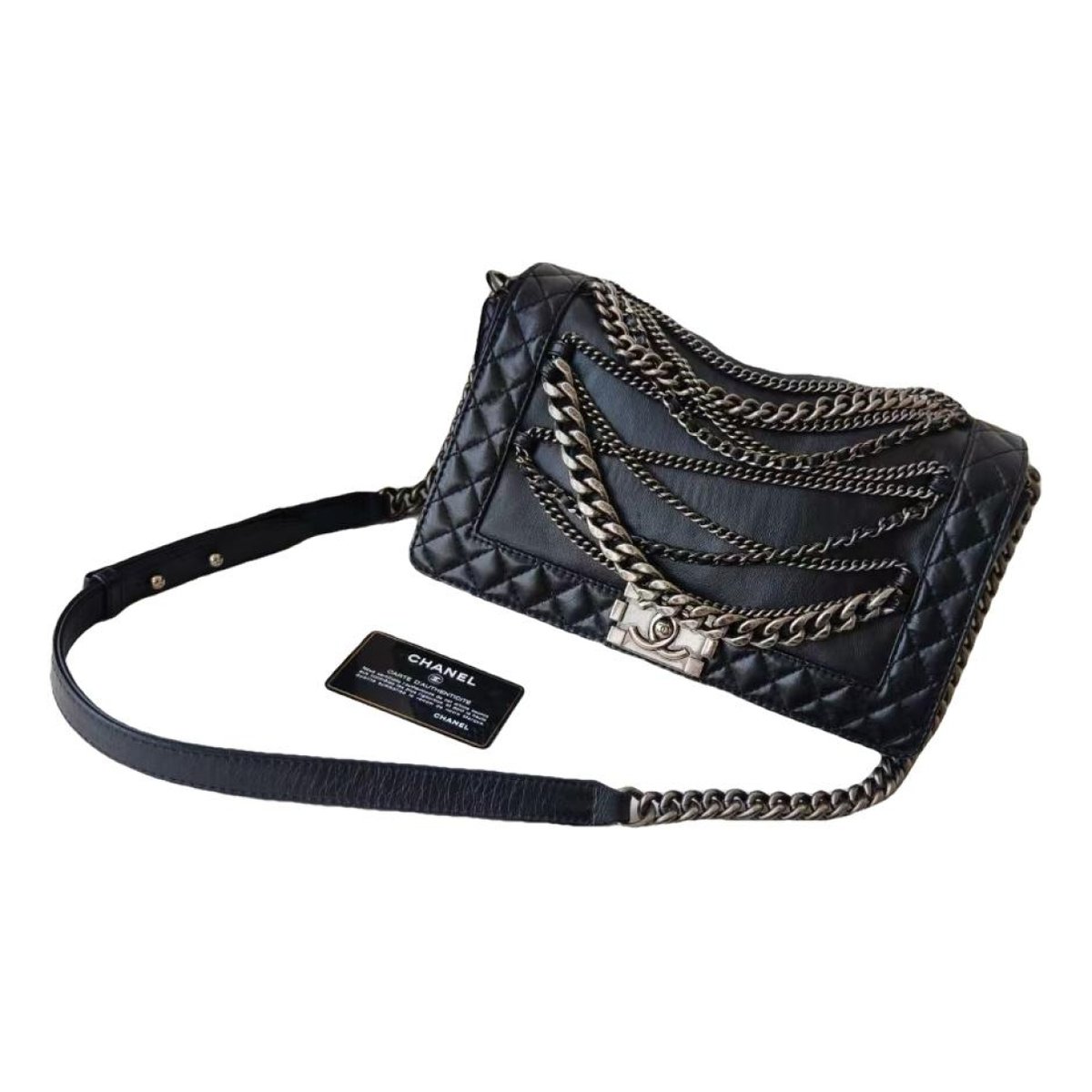 Boy leather crossbody bag