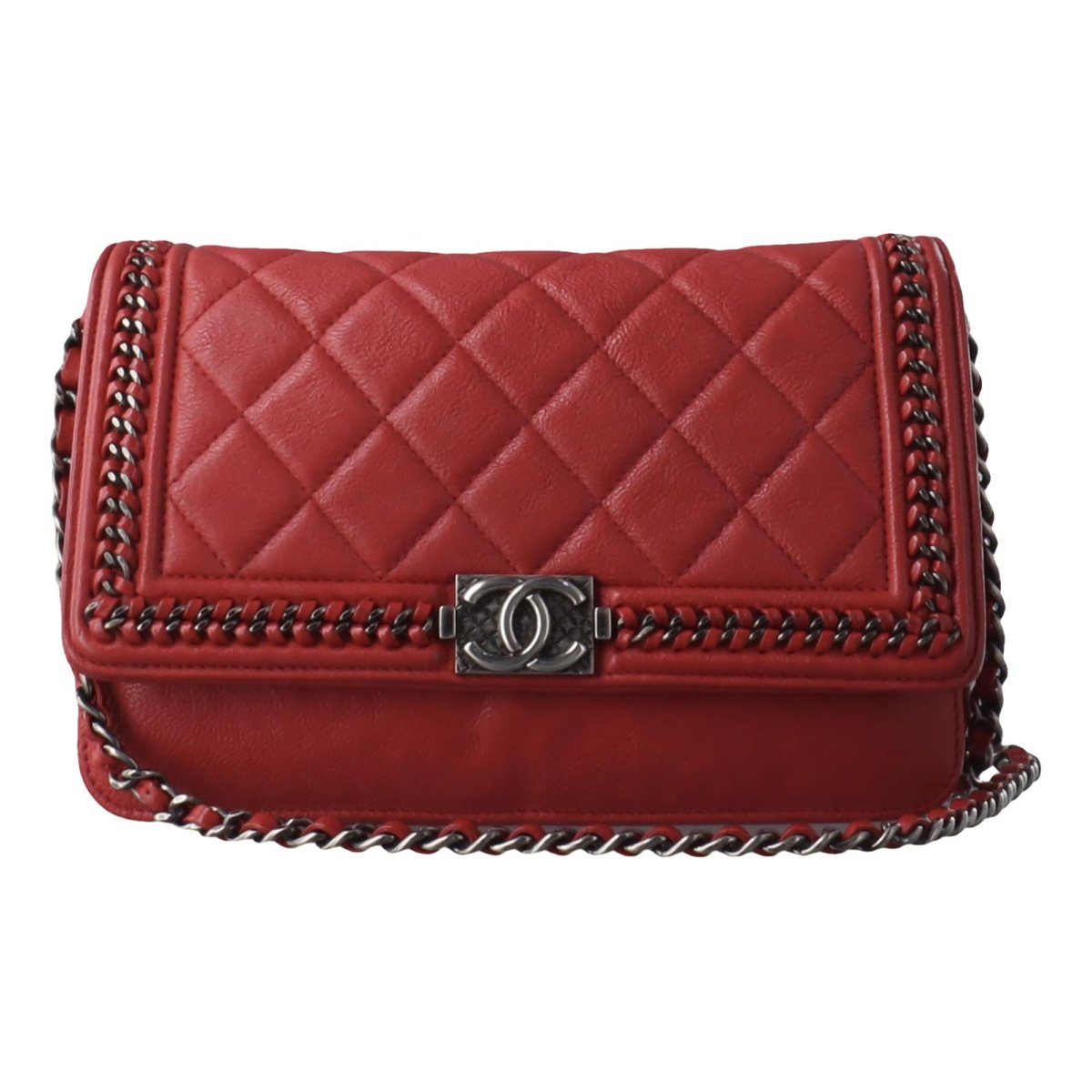Boy leather crossbody bag