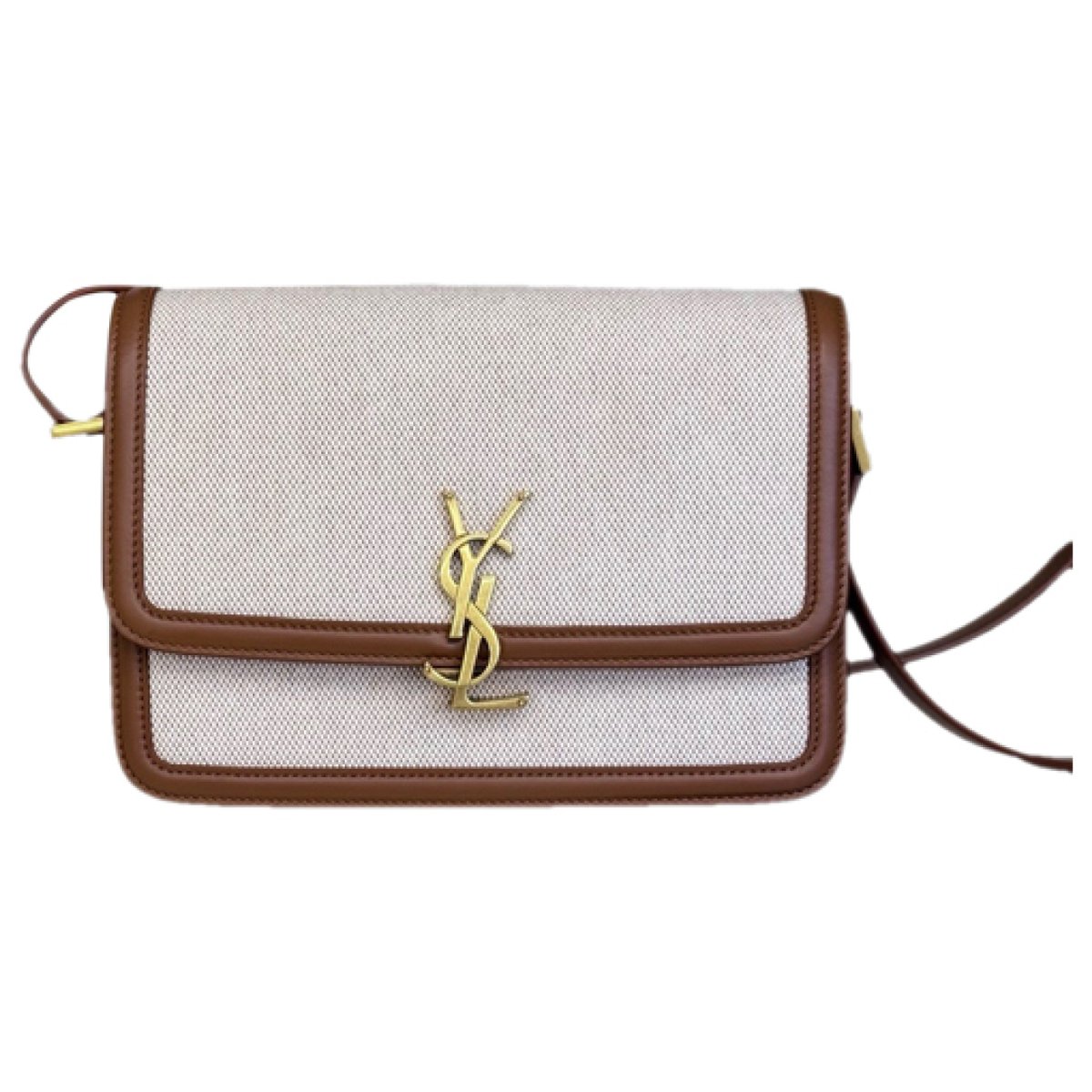 Solférino leather handbag