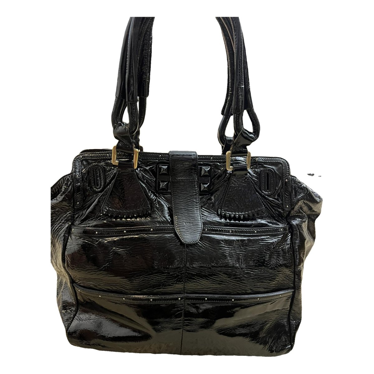 Aurore patent leather handbag