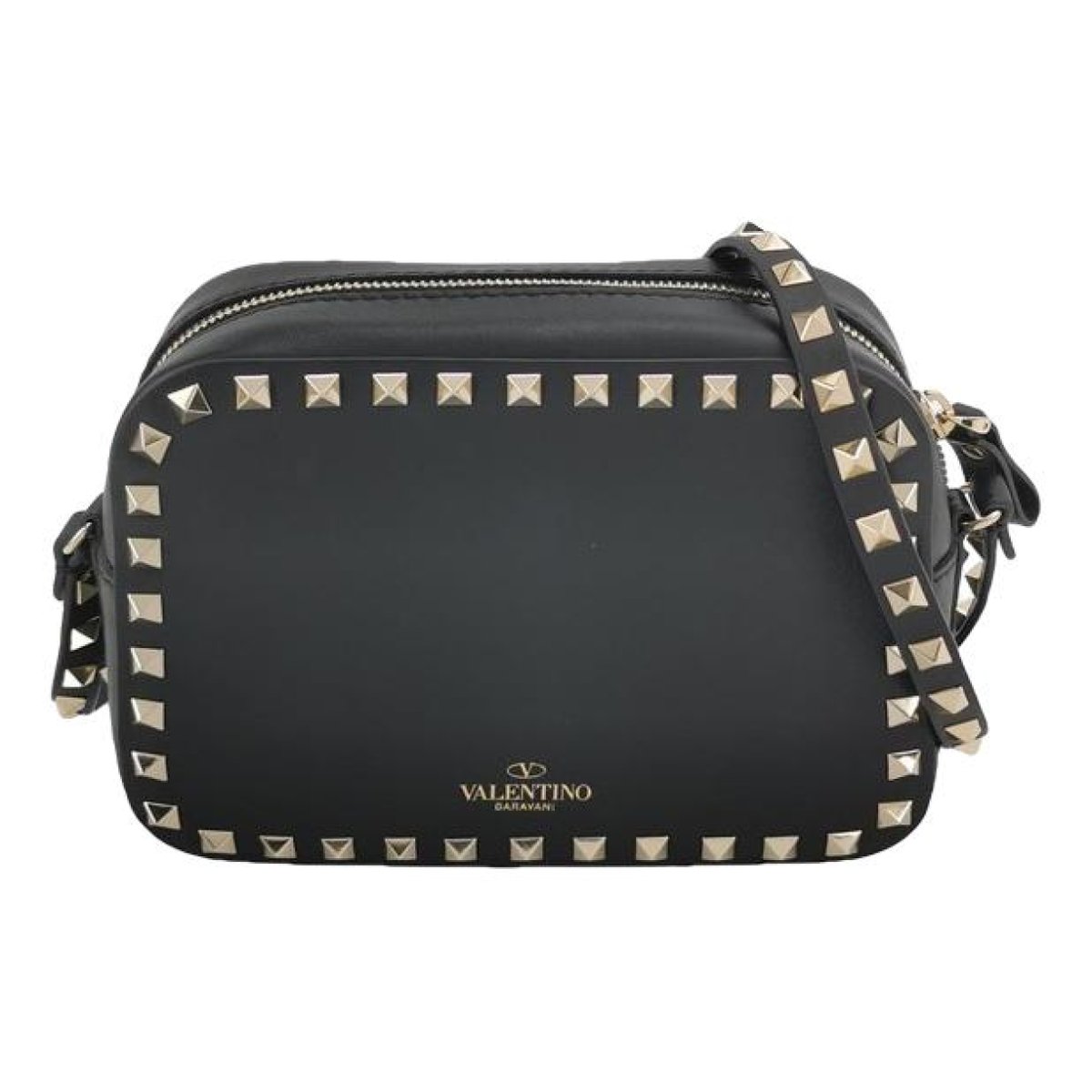 Rockstud Hobo leather handbag