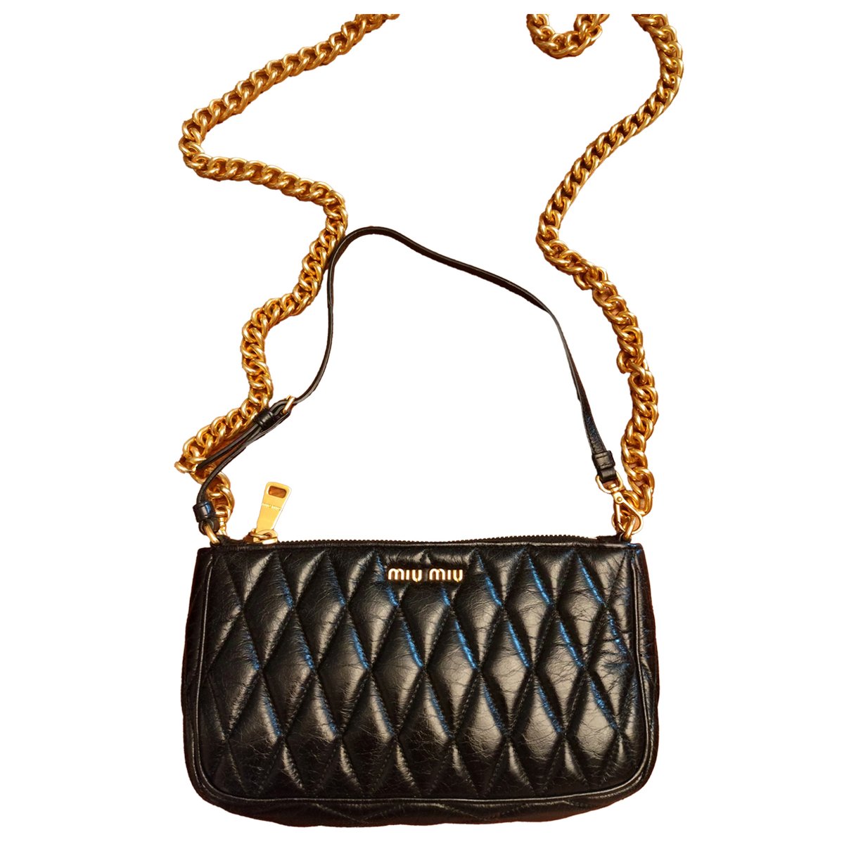 Miu Wander leather handbag