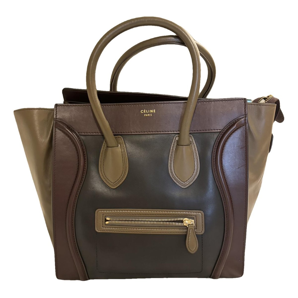 Luggage leather handbag